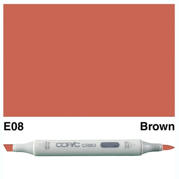 Picture of Copic Ciao E08-Brown