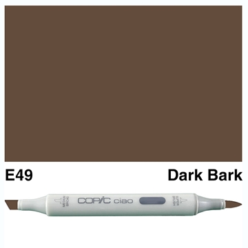 Picture of Copic Ciao E49-Dark Bark