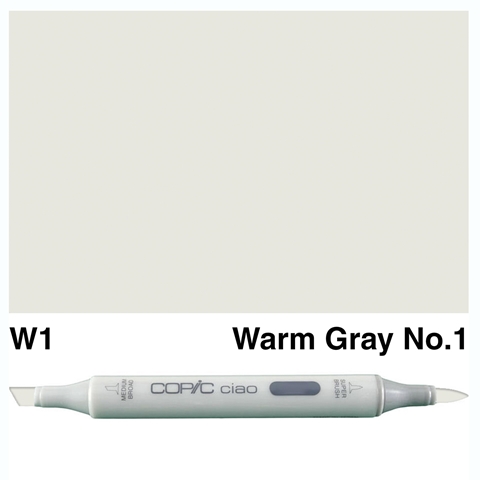 Picture of Copic Ciao W1-Warm Gray No.1