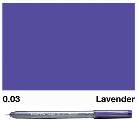 Picture of Copic Multiliner 0.03mm Lavender