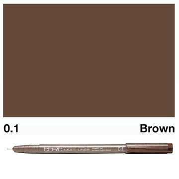Picture of Copic Multiliner 0.1mm Brown