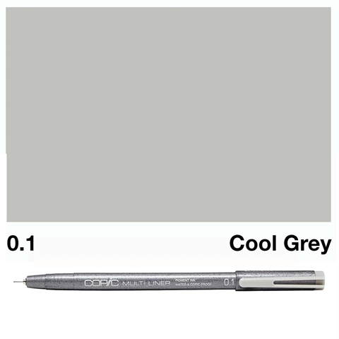 Picture of Copic Multiliner 0.1mm Cool Grey