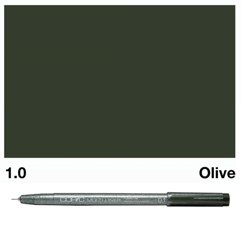 Picture of Copic Multiliner 0.1mm Olive