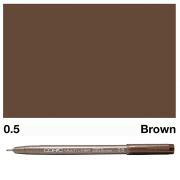 Picture of Copic Multiliner 0.5mm Brown