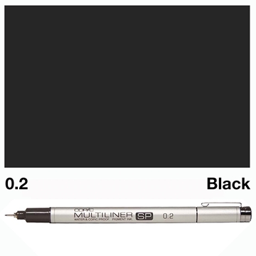 Picture of Copic Multiliner SP Black 0.2mm