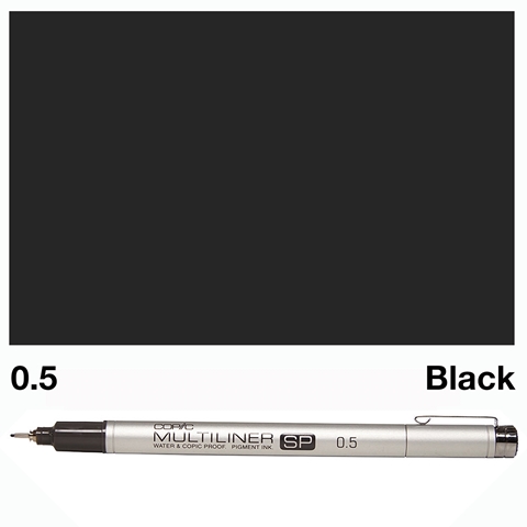 Picture of Copic Multiliner SP Black 0.5mm