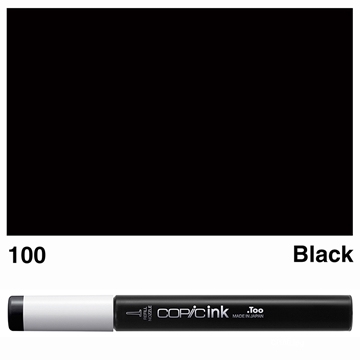 Picture of Copic Ink 100 - Black 12ml