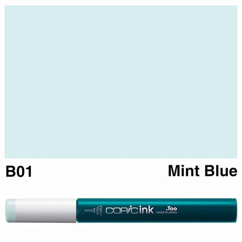 Picture of Copic Ink B01 - Mint Blue 12ml