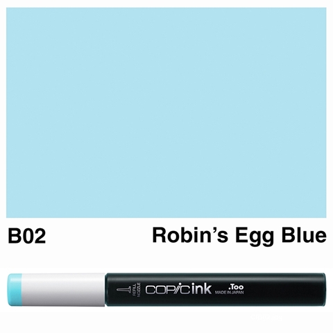 Picture of Copic Ink B02 - Robin's Egg Blue 12ml