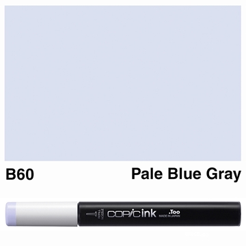Picture of Copic Ink B60 - Pale Blue Gray 12ml