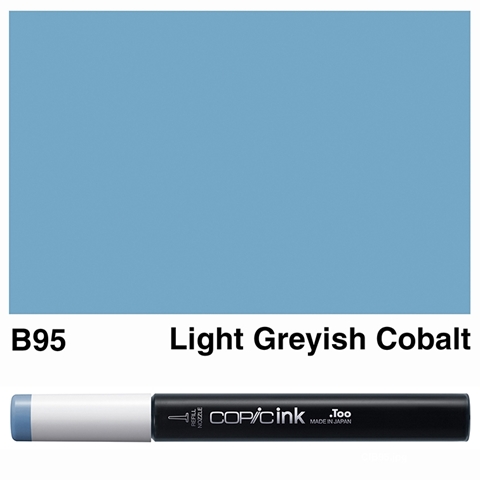 Picture of Copic Ink B95 - Light Greyish Cobalt 12ml