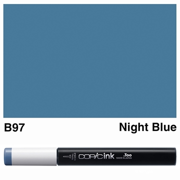 Picture of Copic Ink B97 - Night Blue 12ml