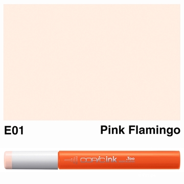Picture of Copic Ink E01 - Pink Flamingo 12ml