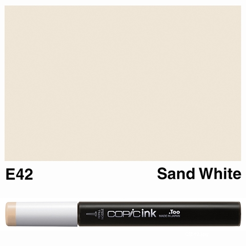 Picture of Copic Ink E42 - Sand White 12ml