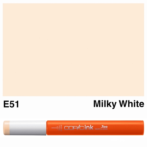 Picture of Copic Ink E51 - Milky White 12ml