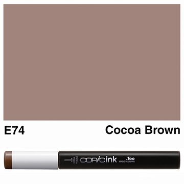 Picture of Copic Ink E74 - Cocoa Brown 12ml