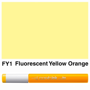 Picture of Copic Ink FY1 - Fluorescent Yellow Orange 12ml