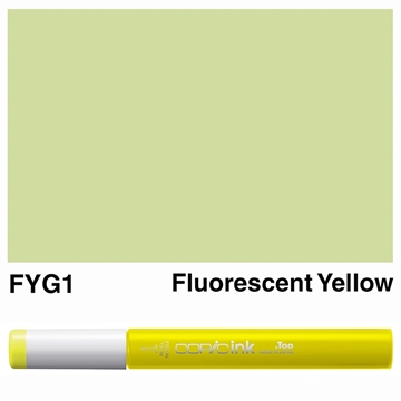 Picture of Copic Ink FYG1 - Fluorescent Yellow 12ml