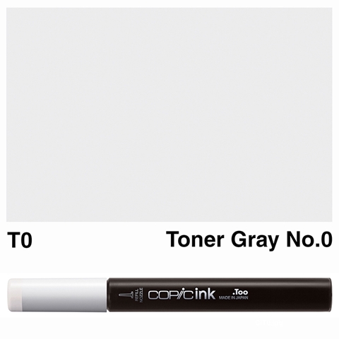 Picture of Copic Ink T0 - Toner Gray No.0 12ml