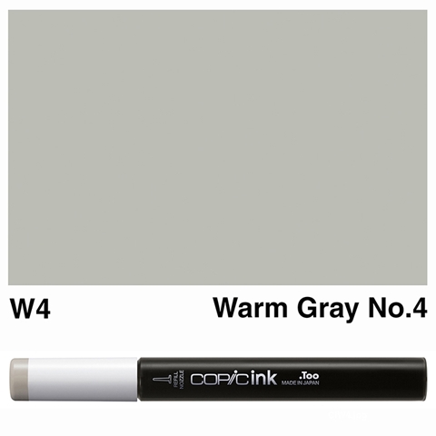 Picture of Copic Ink W4 - Warm Gray No.4 12ml