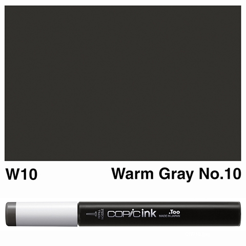 Picture of Copic Ink W10 - Warm Gray No.10 12ml
