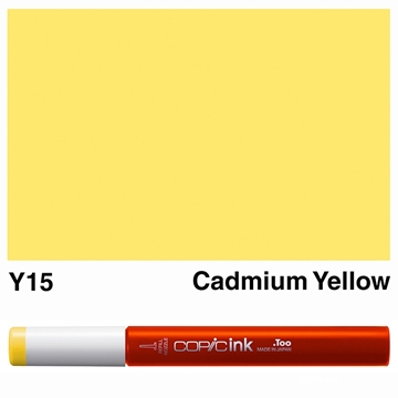 Picture of Copic Ink Y15 - Cadmium Yellow 12ml