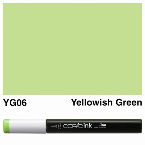 Picture of Copic Ink YG06 - Yellowish Green 12ml