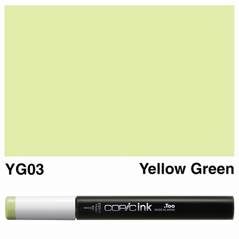 Picture of Copic Ink YG03 - Yellow Green 12ml