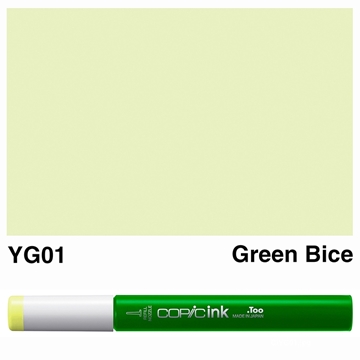 Picture of Copic Ink YG01 - Green Bice 12ml