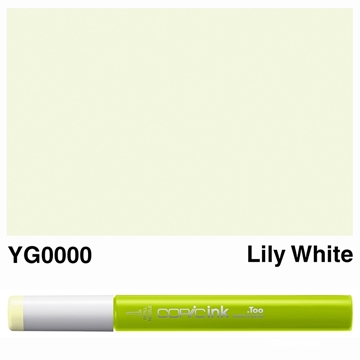 Picture of Copic Ink YG0000 - Lily White 12ml