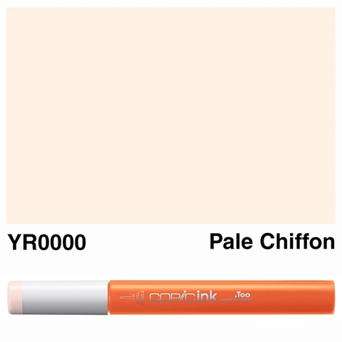 Picture of Copic Ink YR0000 - Pale Chiffon 12ml