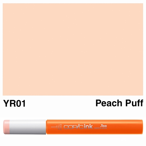 Picture of Copic Ink YR01 - Peach Puff 12ml