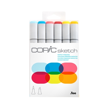 Picture of Copic Sketch Set 6 Perfect Primaries