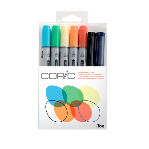 Picture of Ciao Rainbow 7 piece Doodle Kit 