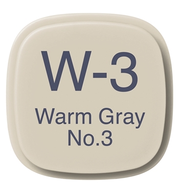 Picture of Copic Marker W3-Warm Gray No.3